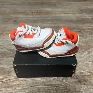 Air Jordan 3 Retro, size 5c (Used) Lightly Worn